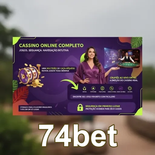 Ilustração de Explore os Jogos VIP e Slots da 74bet com Agilidade