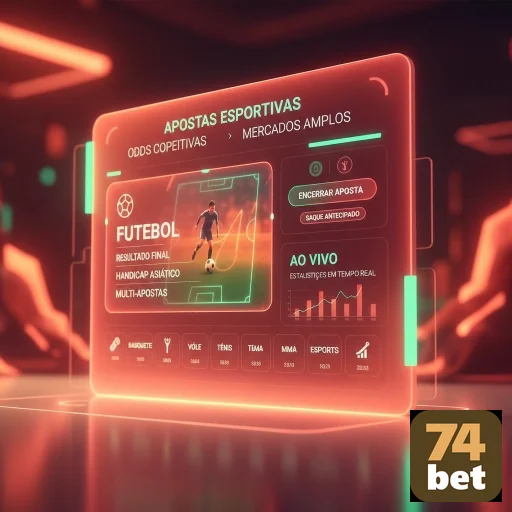 Apostas esportivas e bônus no 74bet